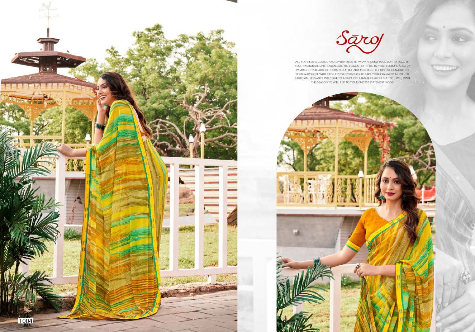 Carnival By Saroj Weightless Digital Printed Sarees Wholesale Shop In Surat